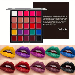  25-Color Lipstick Palette cashymart