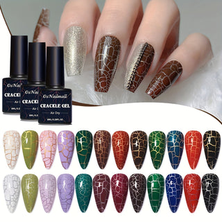  12-Color Crackle Gel Polish Set cashymart