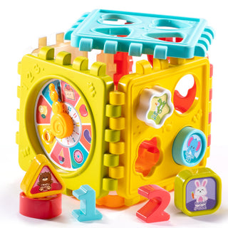  Educational Shape Matching Cube Toy for Kids cashymart