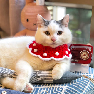  Knitted Bowknot Collar for Pets cashymart