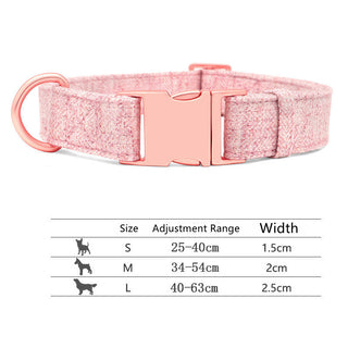  Engraved Adjustable Non-Woven Dog Collar cashymart