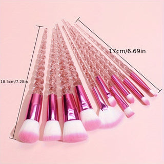  10 PCS Professional Glitter Brushes cashymart