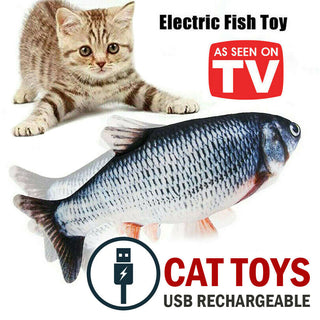  Interactive Electric Fish Cat Toy cashymart