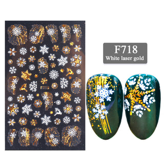  New Nail Stickers 3D Christmas Series cashymart