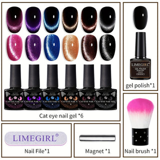  Magnetic Gel Nail Polish Set cashymart