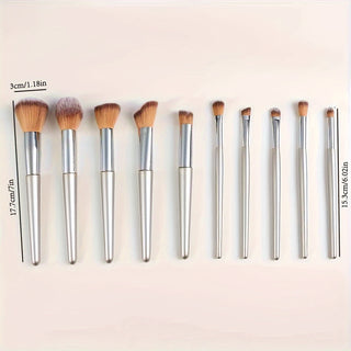  10-Piece Pro Makeup Brush Set cashymart