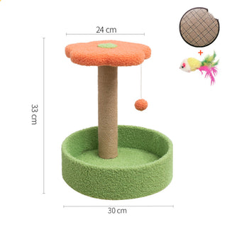  Cat Scratcher with Sisal Winding and Hemp Surface cashymart