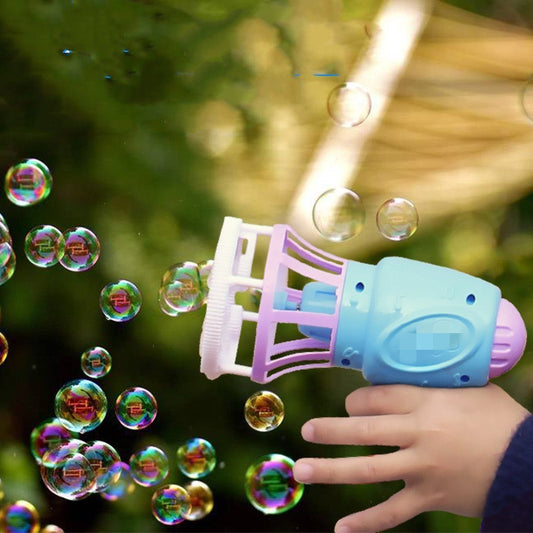  Automatic Children's Electric Fan Bubble Gun cashymart