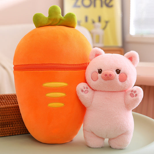  Strawberry and Carrot Plush Toy Pillows cashymart