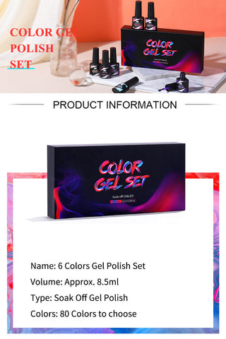  Japanese Nail Gel Polish Set cashymart