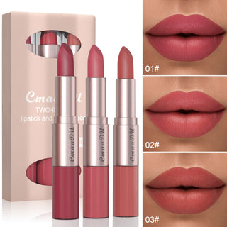  Luxe Lip Duo - 3-Color Lipstick cashymart