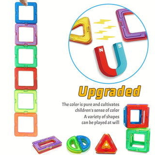  Vibrant Magnetic Building Blocks Set cashymart