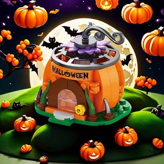  Halloween Candy House Building Block Set cashymart