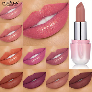  YABAOLIAN Shimmering Matte Lipstick cashymart