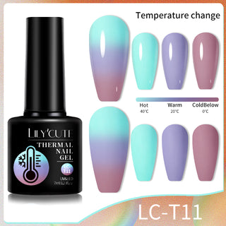  Winter Magic Color Changing Thermal Gel Nail Polish cashymart