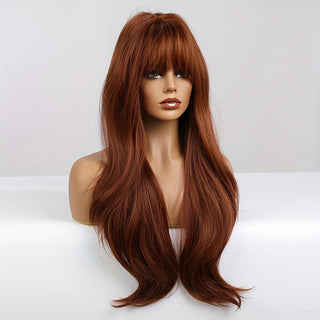  Red Brown Ginger Glam Wig cashymart