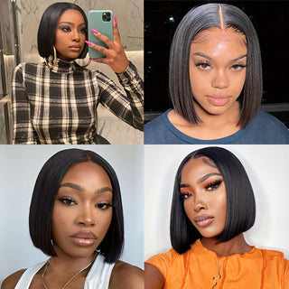  180% Density Straight Bob Wig cashymart