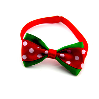  Polka Dot Bow Webbing Pet Accessories cashymart