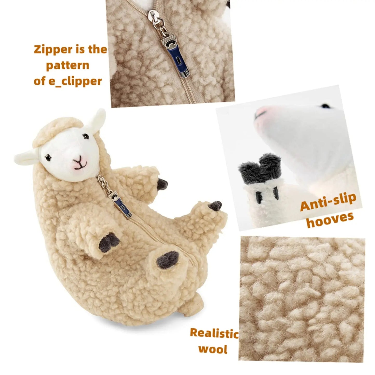  Liujiashan Ranch Cuddly Lamb Stuffed Animal cashymart