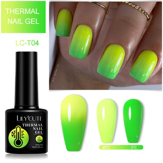  Winter Magic Color Changing Thermal Gel Nail Polish cashymart