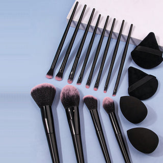  12-Piece Unscented Makeup Brush Set cashymart