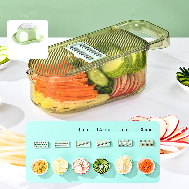  Multifunctional Transparent Vegetable Cutter cashymart