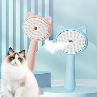  Multifunctional Steam Cat Grooming Brush cashymart