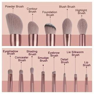  13-Piece Makeup Brush Kit cashymart