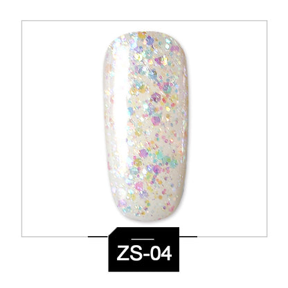  Glitter Phototherapy Nail Polish cashymart