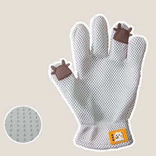  Cat Grooming Glove for Pet Hair Removal and Massage cashymart