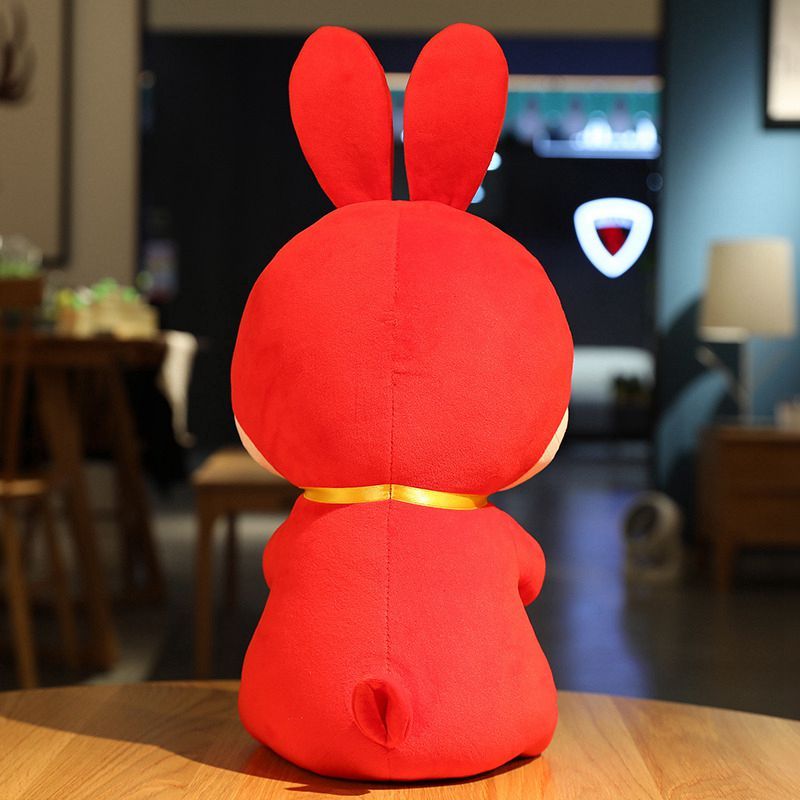  Red Rabbit Plush Toy cashymart