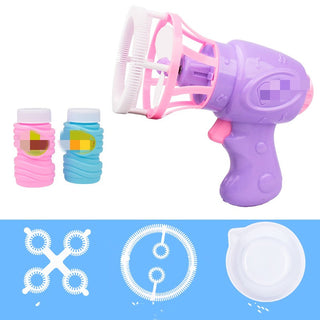  Automatic Children's Electric Fan Bubble Gun cashymart