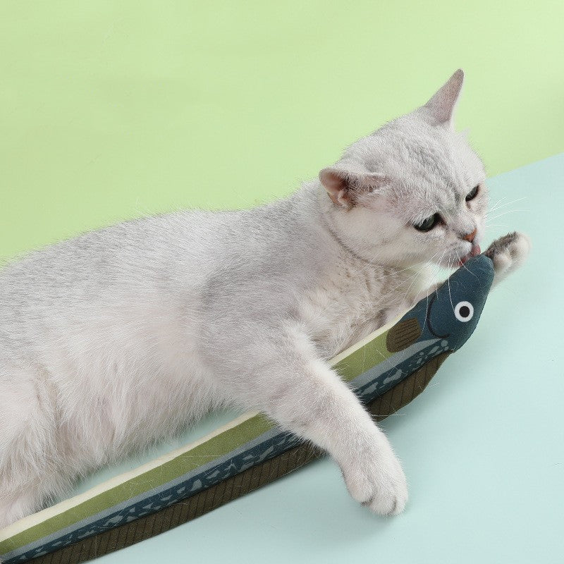  Canvas Interactive Mint Fish Teaser Cat Wand cashymart