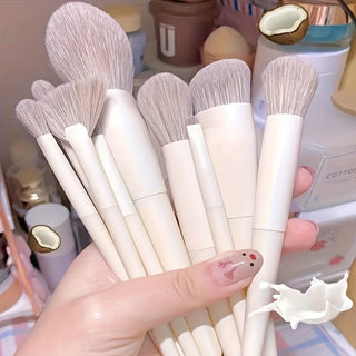  Hypoallergenic Palm Makeup Brush Set cashymart