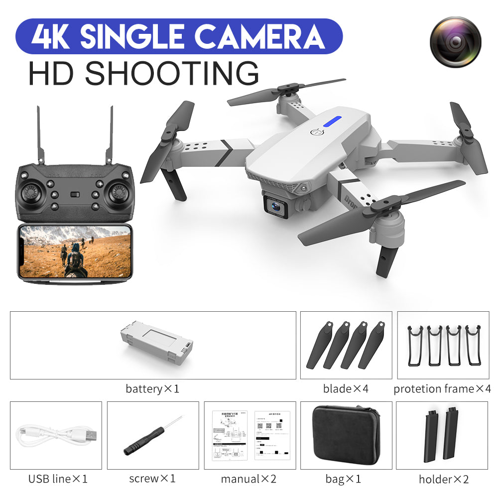  E88 Foldable Quadcopter with Dual Camera cashymart