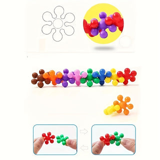  Plum Blossom 3D Building Blocks Set cashymart