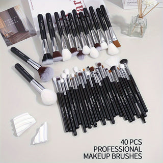  40-Piece Premium Makeup Brush Set cashymart