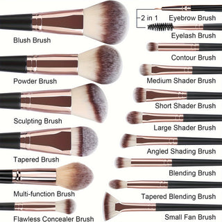  Ultimate Fluffy Makeup Brush Collection cashymart