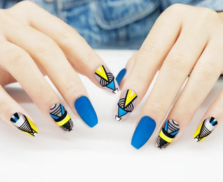  fake nails matte nail sheets cashymart