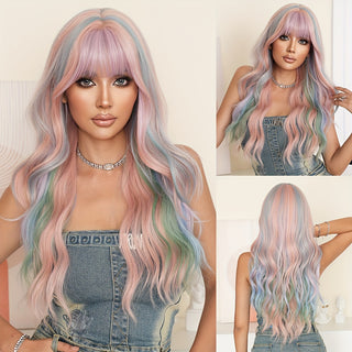  7JHH WIGS Enchanting Fantasy Long Wavy Wig cashymart