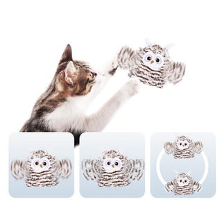  Owl Cat Mint Teaser Stick for Feline Entertainment cashymart