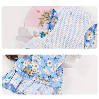  Floral Cotton Princess Dog Dress cashymart