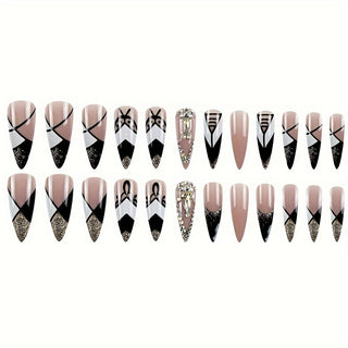  Stiletto Press-On Nails cashymart