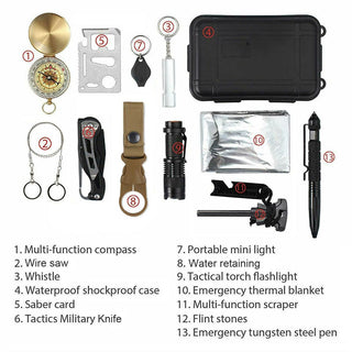  14-in-1 Outdoor Survival Kit cashymart