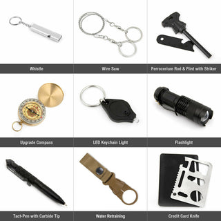  14-in-1 Outdoor Survival Kit cashymart