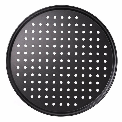 Black Round Non-stick Pizza Pan cashymart