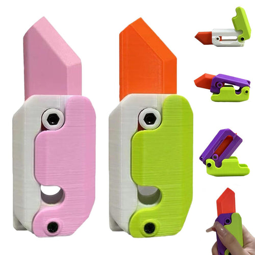  Carrot-Shaped Fidget Knife Toy for Stress Relief and Fun cashymart