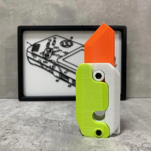  Carrot-Shaped Fidget Knife Toy for Stress Relief and Fun cashymart