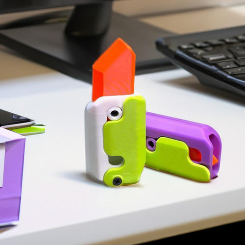  Carrot-Shaped Fidget Knife Toy for Stress Relief and Fun cashymart