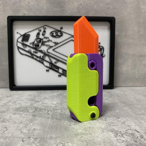  Carrot-Shaped Fidget Knife Toy for Stress Relief and Fun cashymart